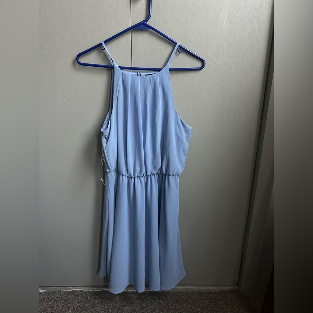 Blue Rain Light Blue Dress